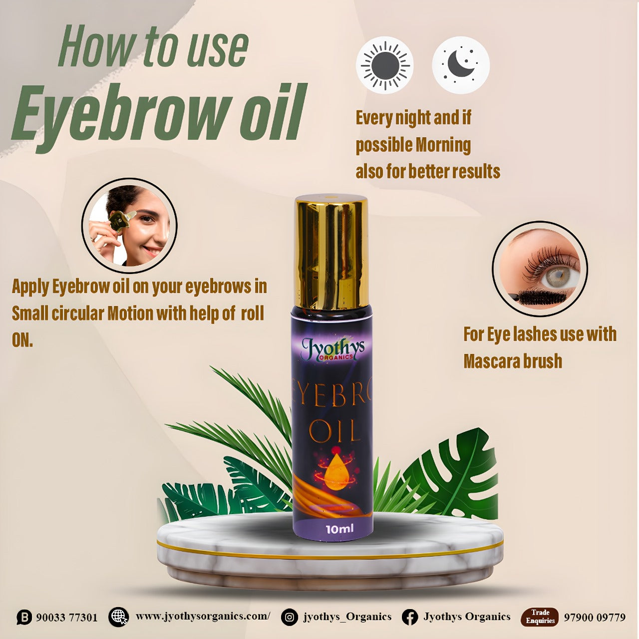 Eye Brow Oil – eyebrow beauty (10 ML)