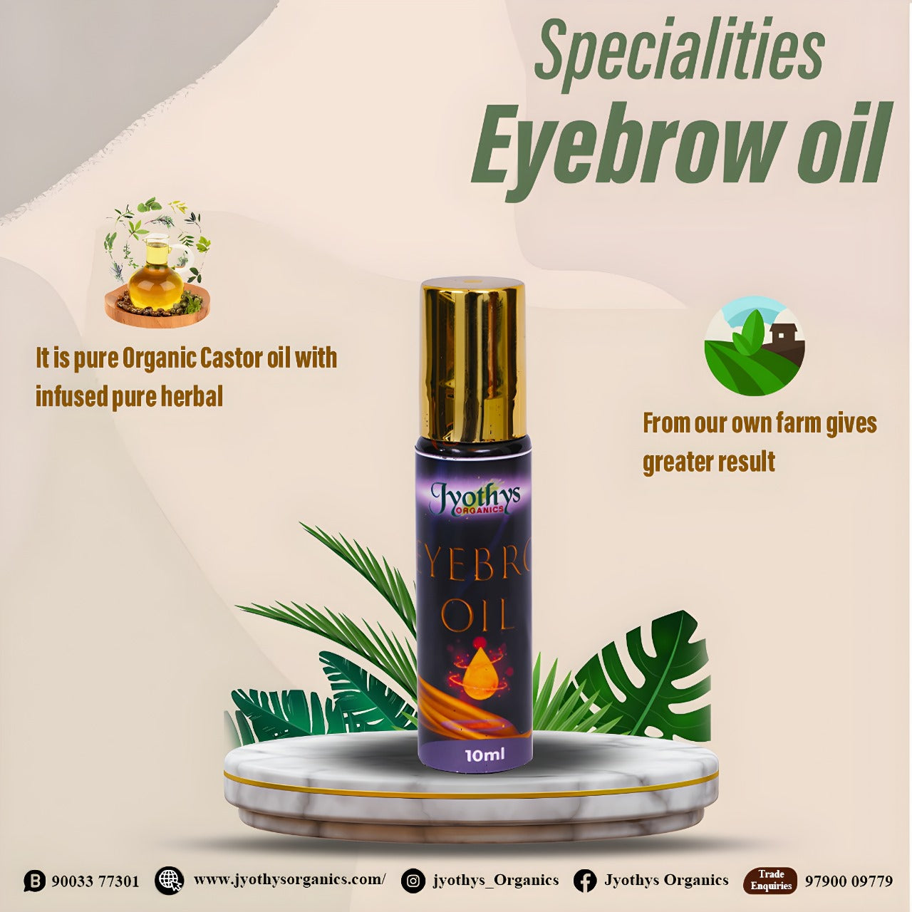 Eye Brow Oil – eyebrow beauty (10 ML)